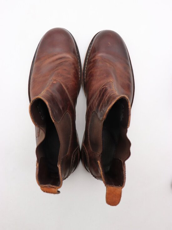 Wolverine 1000 Mile Rockford Men\'s Size 9 D Brown Leather Chelsea Pull On Boot main image 12